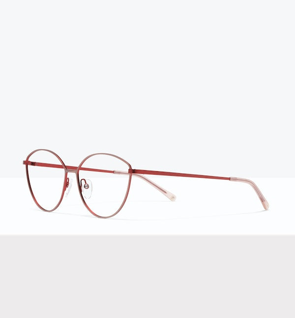 Pink metal frame glasses cheap