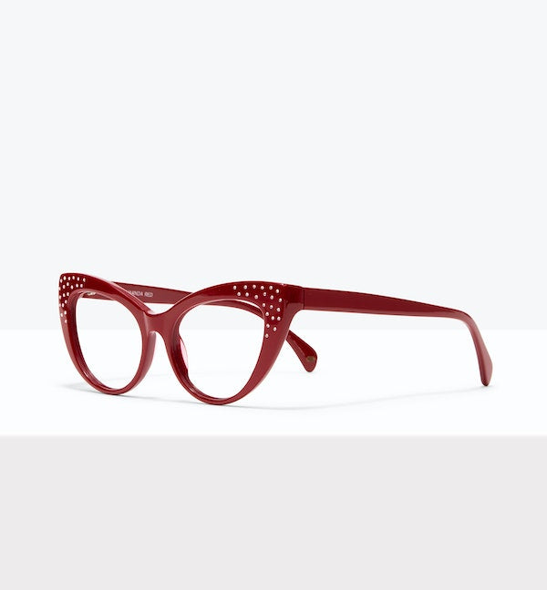 Keiko Amanda Red - Prescription Eyeglasses by BonLook