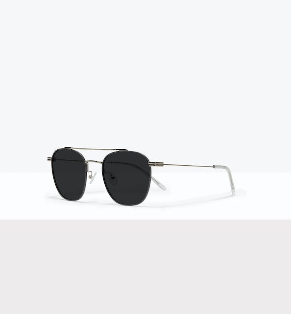 Miami Silver Prescription Sunglasses by BonLook