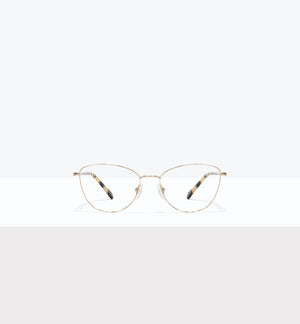 Bow Gold Prescription Eyeglasses by BonLook - Main Image