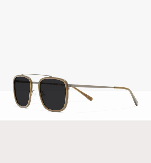 Ferris Clearly Olive – Prescription Sunglasses by BonLook