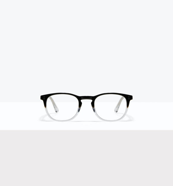 Trooper Eyeglasses BonLook Onyx Clear 3 no